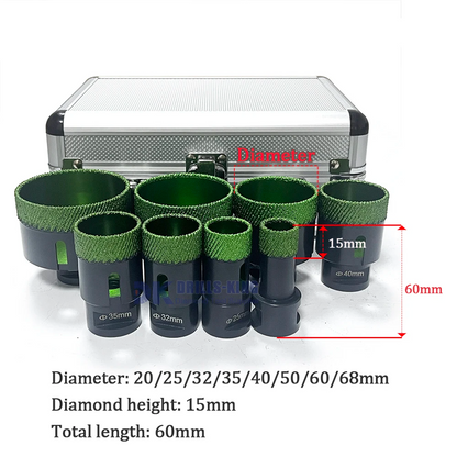 Professional Diamond Hole Cutter Drill Bits Set