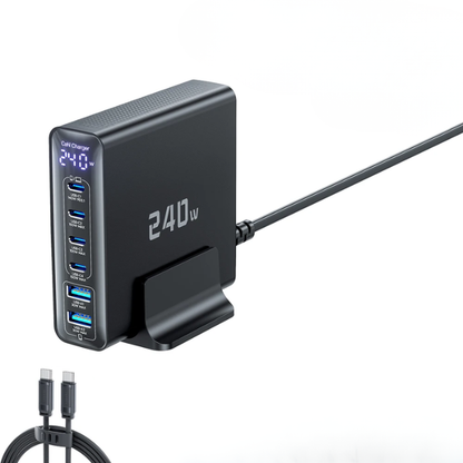 240W GaN Desktop Charger 140W USB-C 2m Cable