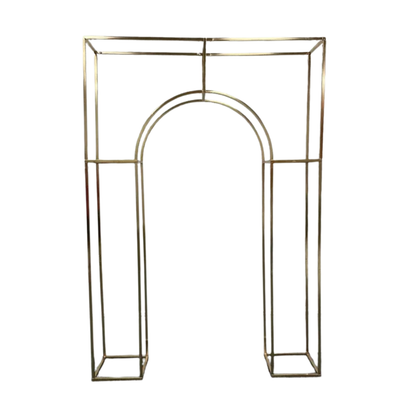Shiny Gold Wedding Arch Frame 260x180cm