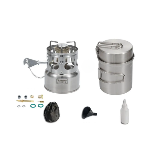 Portable Camping Cooking Set with Gas Stove & Pots