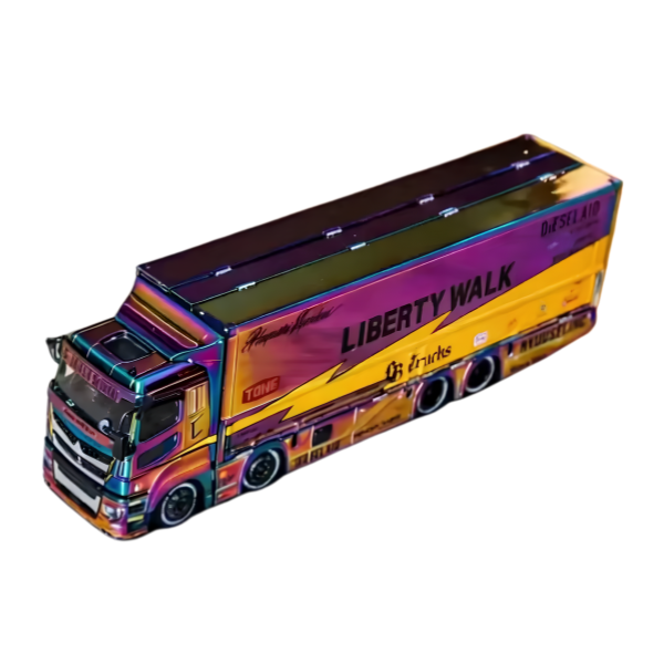 Alloy Diecast Container Trailer Toy for Kids and Collectors