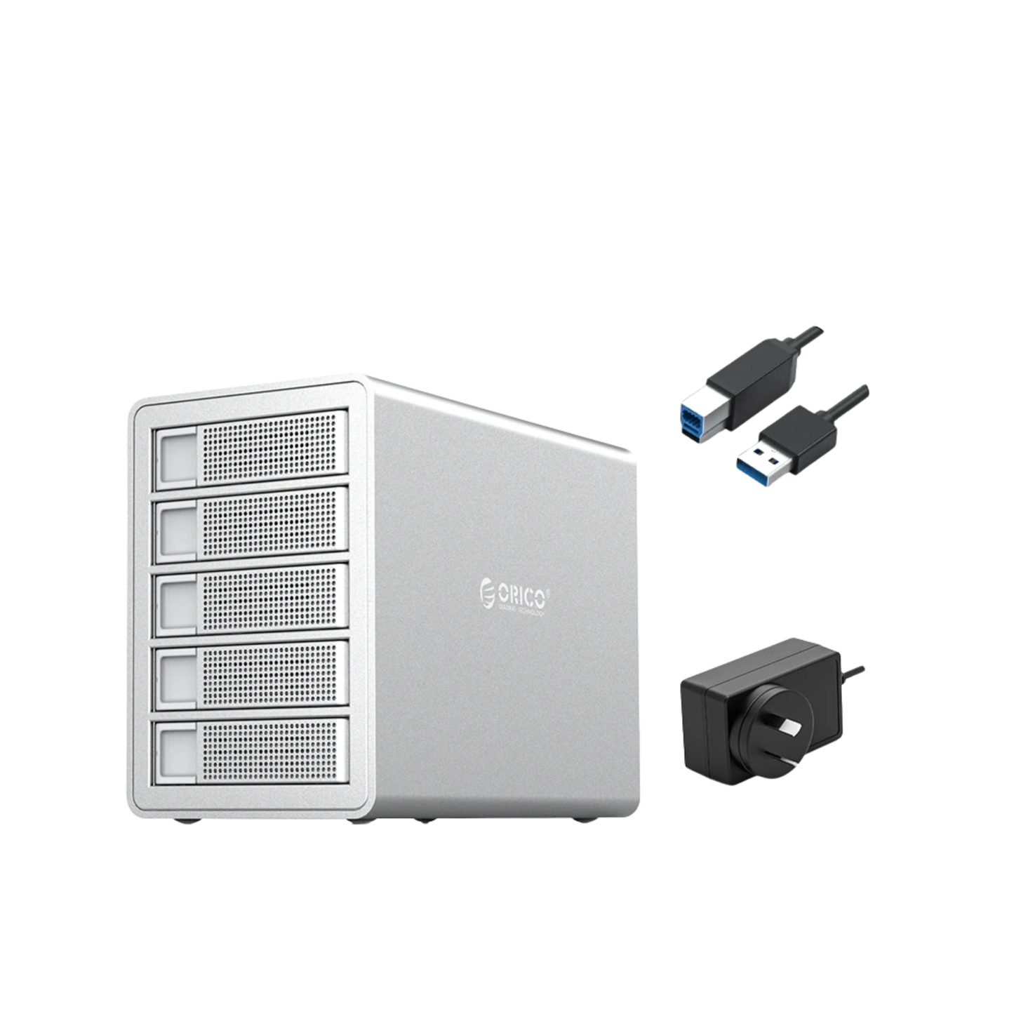 5 Bay HDD Dock USB 3.0 Dual-Chip 150W