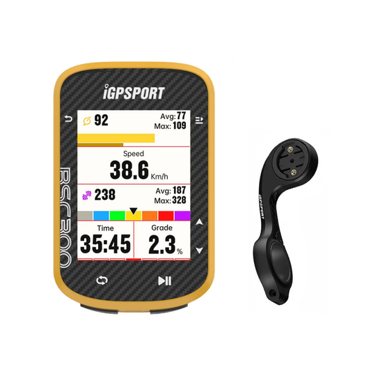 GPS Cycling Computer with M80 Map and Sensors