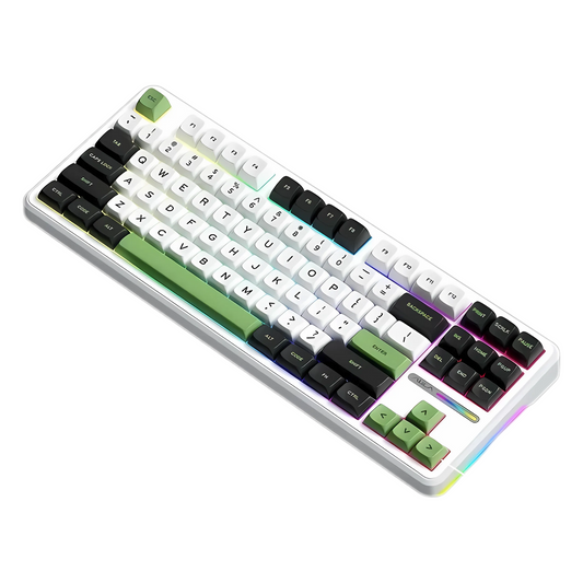 Green State Silent 87-Key Tri-Mode Rechargeable Keyboard