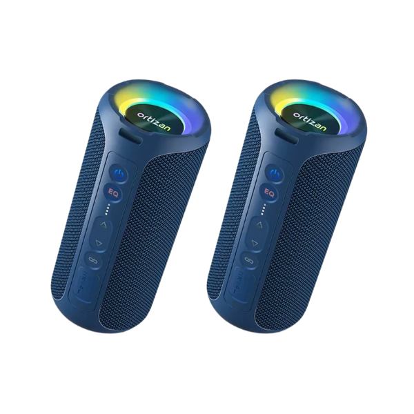 40W Portable Bluetooth Speaker 30Hrs IP7 Waterproof 2 Pack