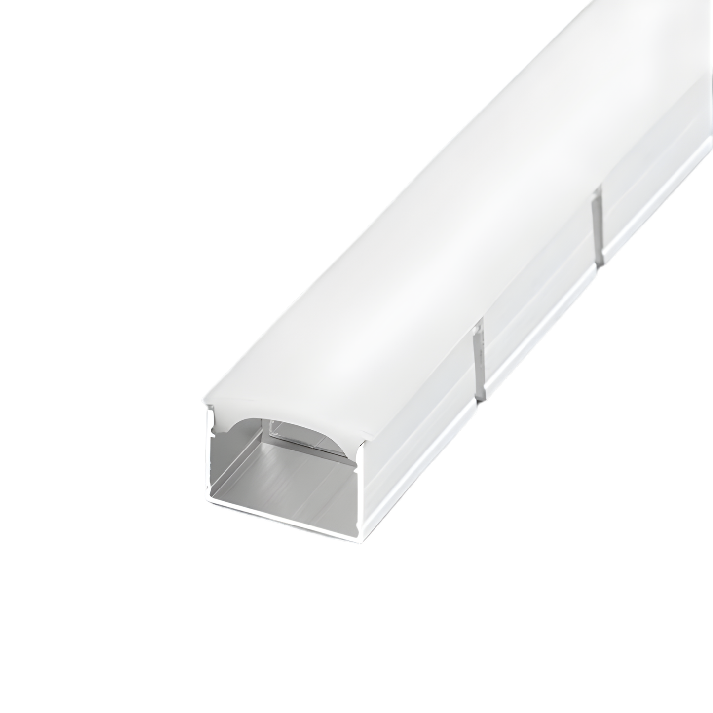 1m LED Aluminum Channel with Silicone Diffuser 10 Pack