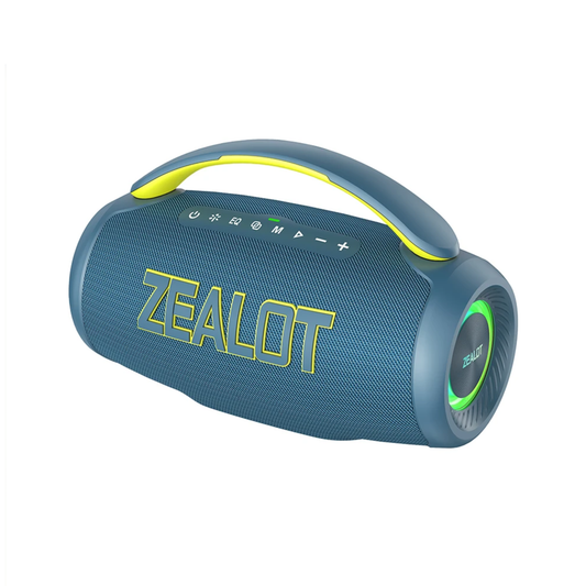 60W Portable Bluetooth Speaker IPX6 Waterproof Blue