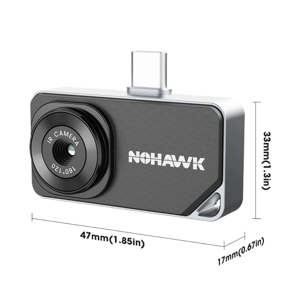 USB-C Thermal Imaging Camera 160×120 for Android iPhone