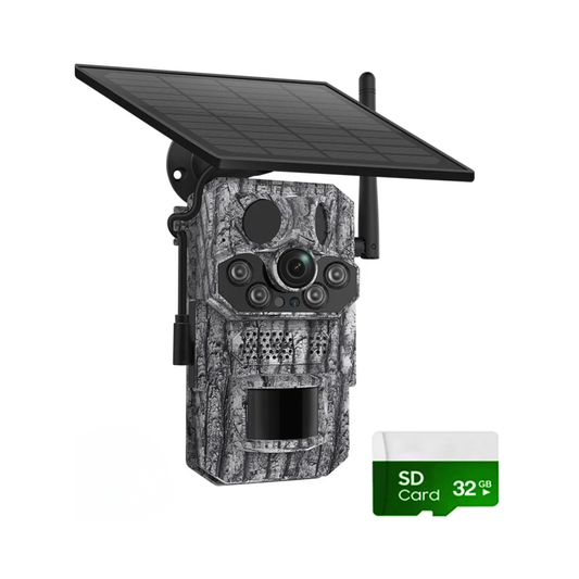 Motion Activated 5MP Outdoor Camera 4G Solar 32GB
