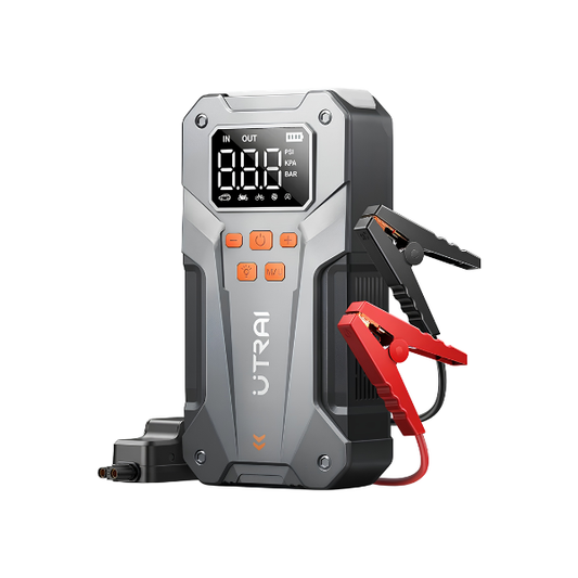Portable 5000A Car Jump Starter with 150PSI Air Compressor