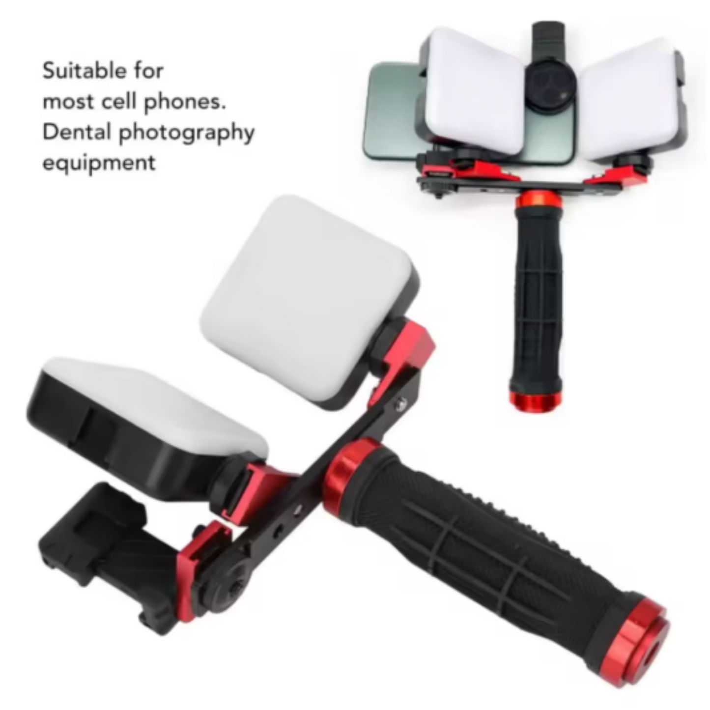 Mobile LED Light Polarizing Kit for Nail Macro Shots