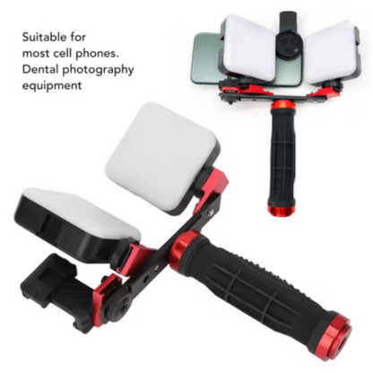 Mobile LED Light Polarizing Kit for Nail Macro Shots