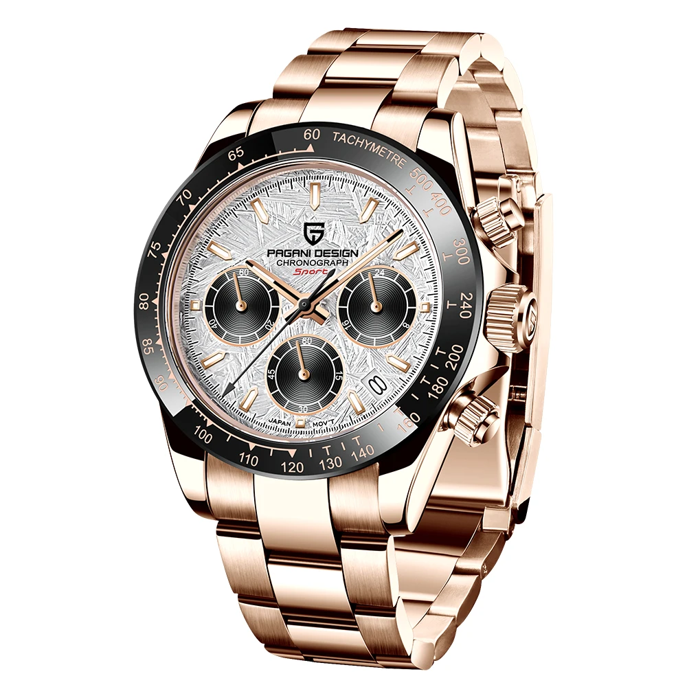 Men’s Watch Steel Gold White Dial