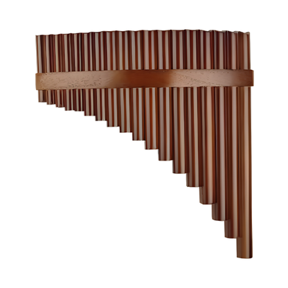 18-Pipe Bamboo Pan Flute F Key Traditional Musical Instrument