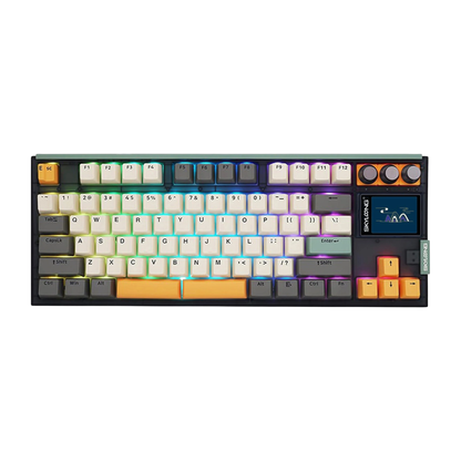 3-Mode RGB Gaming Keyboard with 2-Inch Display