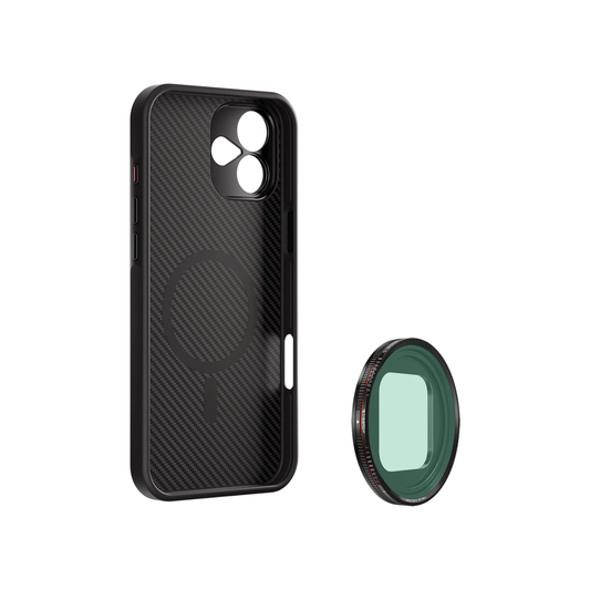 Mobile Photography Kit with VND Filter for iPhone 16 Plus