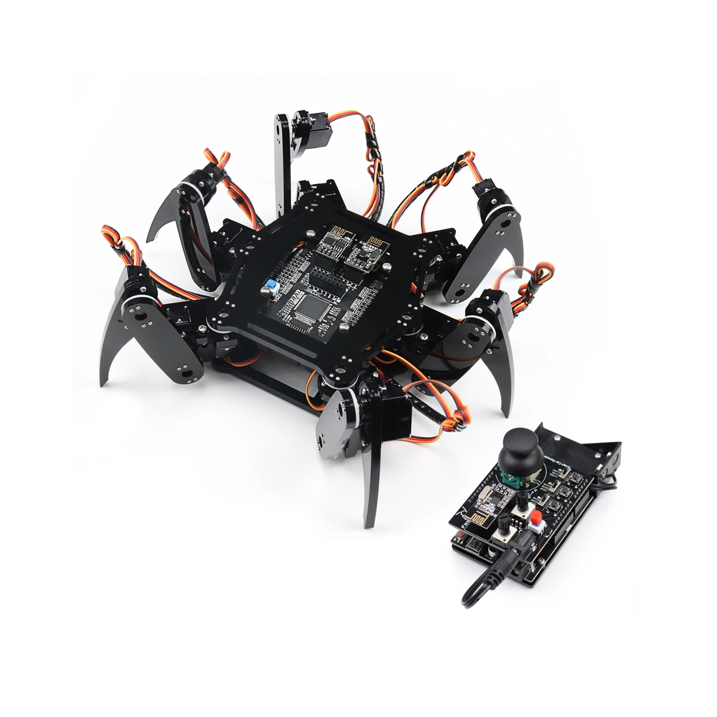 Educational Six-Leg Robot Kit with Servo Motors and Remote