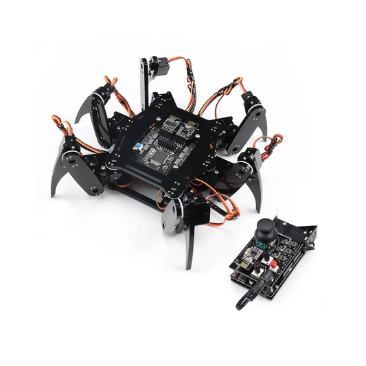 Educational Six-Leg Robot Kit with Servo Motors and Remote