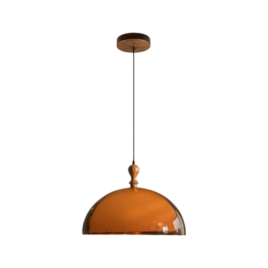 Modern Brown Acrylic Pendant Lamp Natural Glow E27