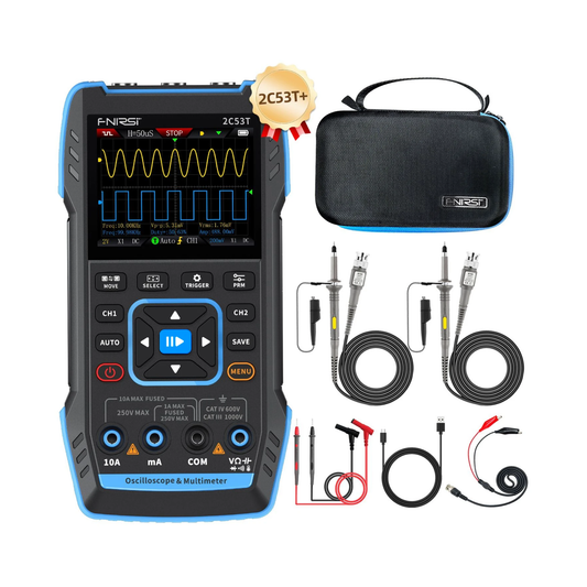 Portable Digital Oscilloscope 50MHz Bandwidth with LCD Display