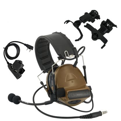 Tactical Shooting Earmuffs with Removable Headband C2 CB 2