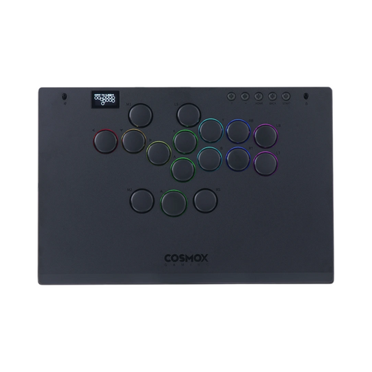 Stickless Fighting Game Arcade Controller with RGB Lighting