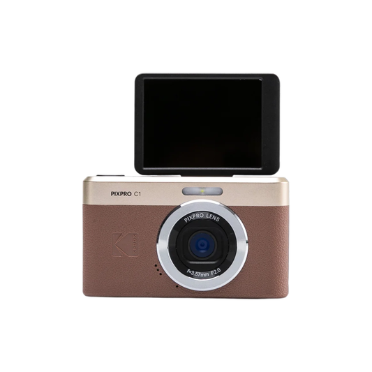 KODAK PIXPRO C1 Smart Brown Digital Camera 13MP Wide Lens