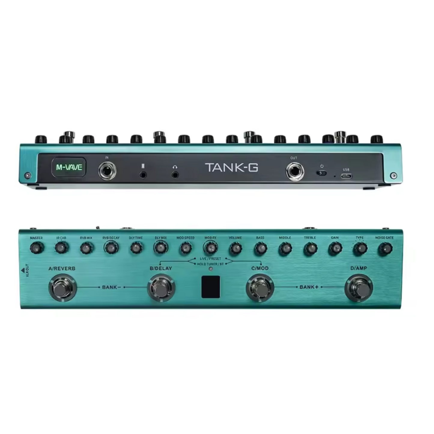 Multi Effects Bass Processor with USB C and 36 Presets
