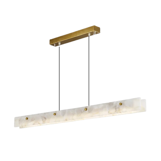 Gold 120 cm Dimmable Linear LED Pendant Light