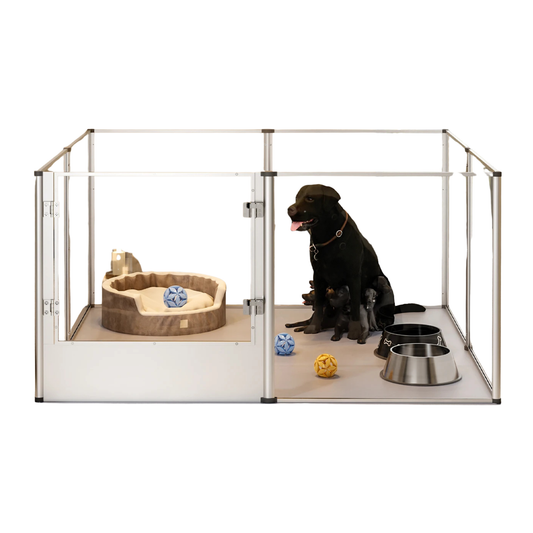 Large Acrylic Pet Playpen 180cm Waterproof Base