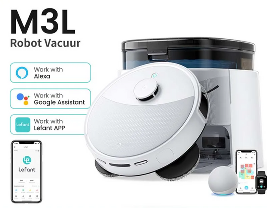 All-in-One Robot Vacuum with 220min Battery and Mop