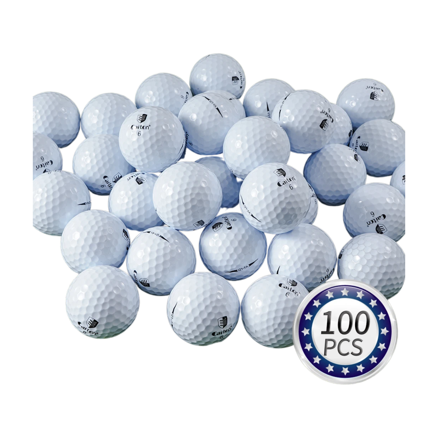 100pcs High Performance Golf Balls for Long Distance & Spin