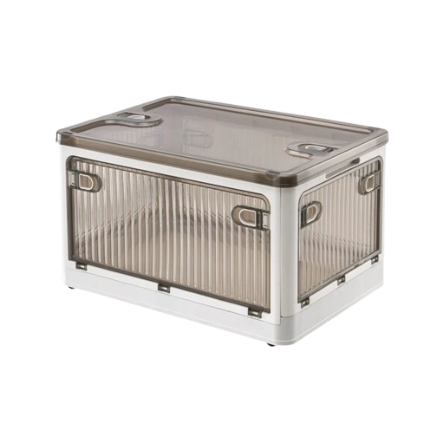 Stackable Clothes Storage Bin with Wheels Home Organisation Box
