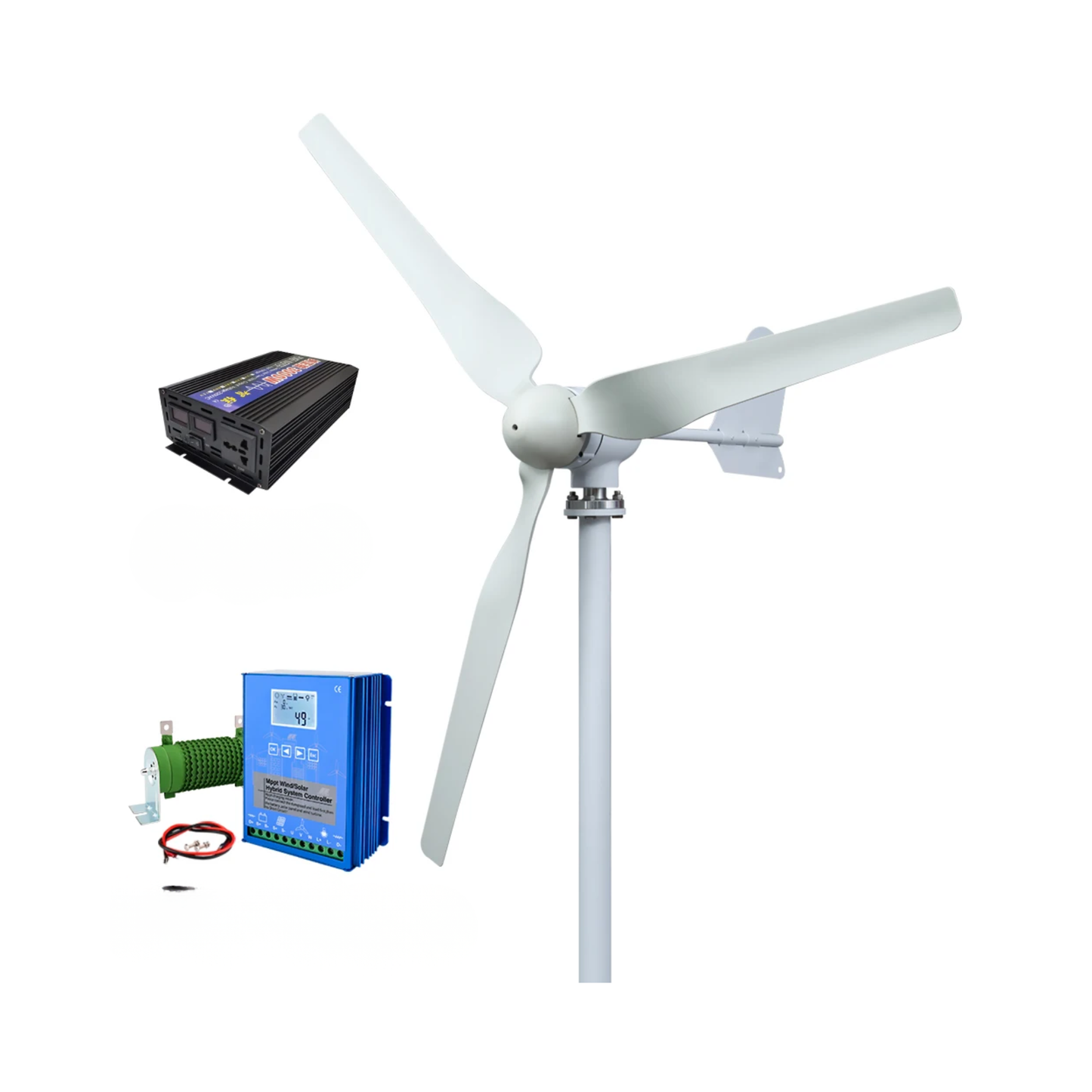12V Battery System with Wind Turbine 4000W