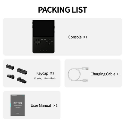 3.2 Inch IPS Retro Handheld Console 256GB 3000mAh Portable