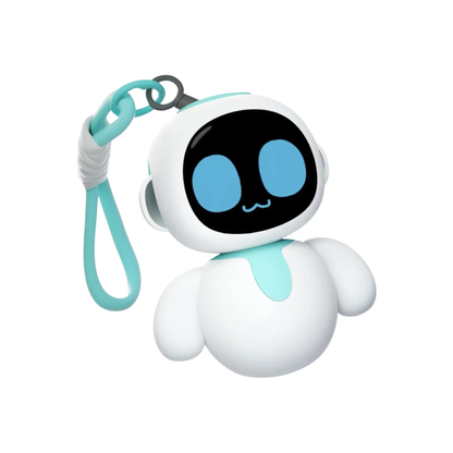 Sky Blue Mini Electronic Outfit Matching Robot