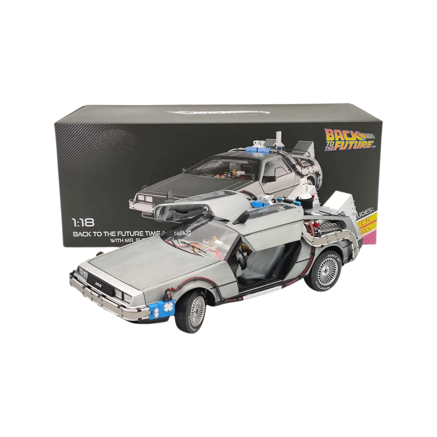 1:18 Diecast Back to the Future Time Machine Model