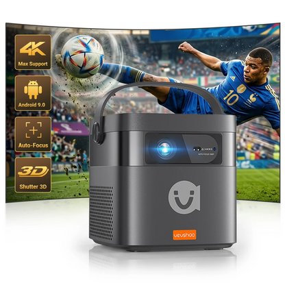 Smart Portable DLP Projector 400 ANSI 3D WiFi