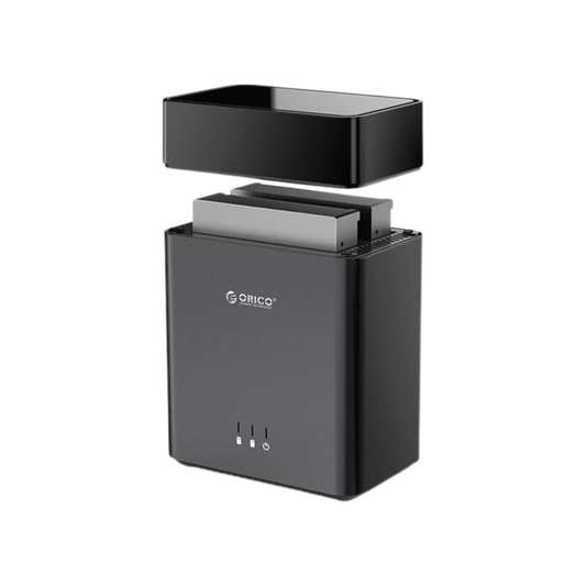 Orico Dual Bay USB-C Hard Drive Enclosure with 5Gbps Speed
