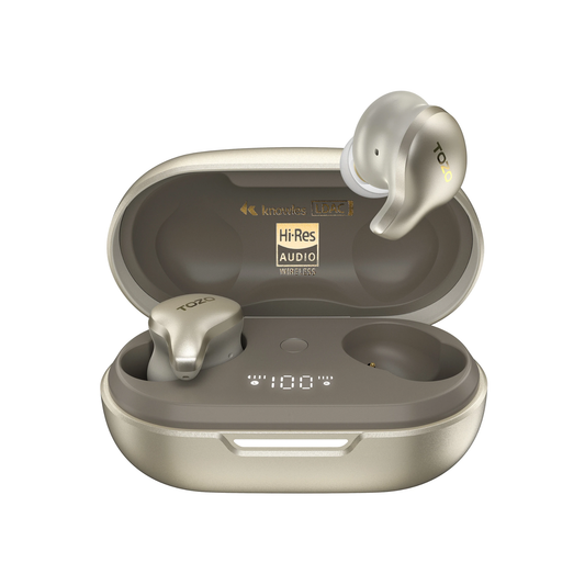 Hi-Res Bluetooth Earbuds with Hybrid Drivers and Noise Cancelling