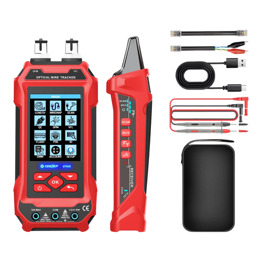 Multimeter Cable Tracker with Optical Power Meter