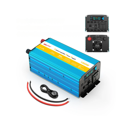 Compact 12V Car Power Inverter 3000W Pure Sine