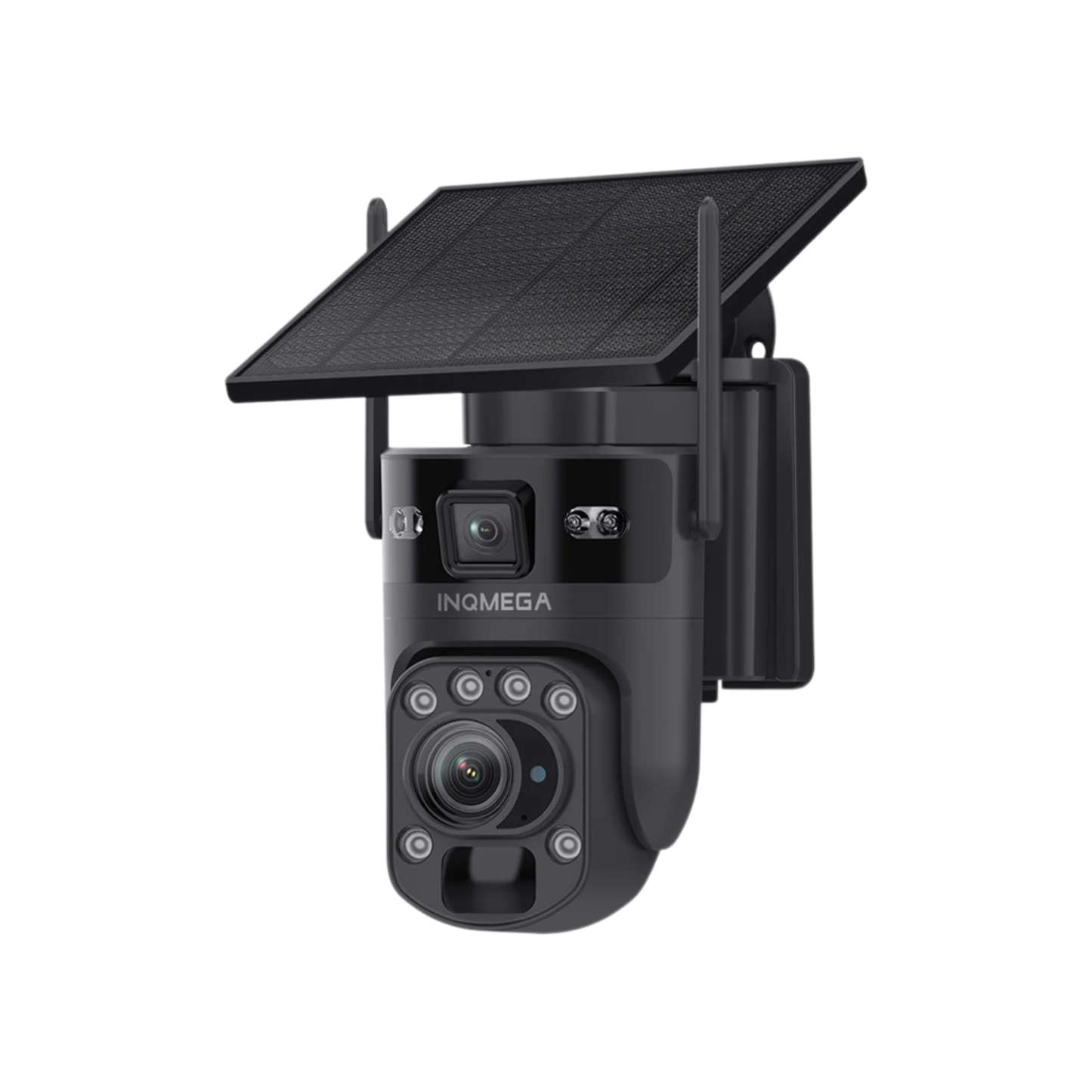 Black WiFi Security Camera with PIR Detection and 60X Zoom