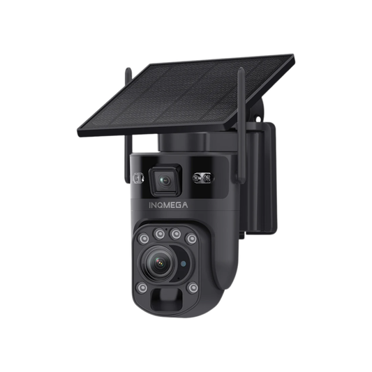 Black WiFi Security Camera with PIR Detection and 60X Zoom