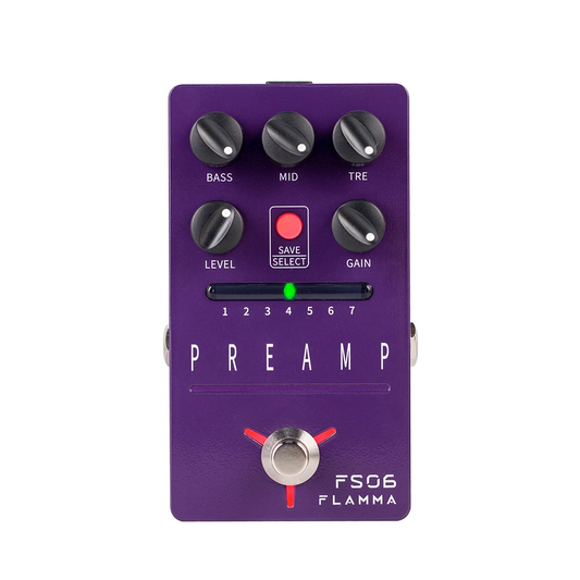 FS06 Preamp Pedal with Preset Save and Effects