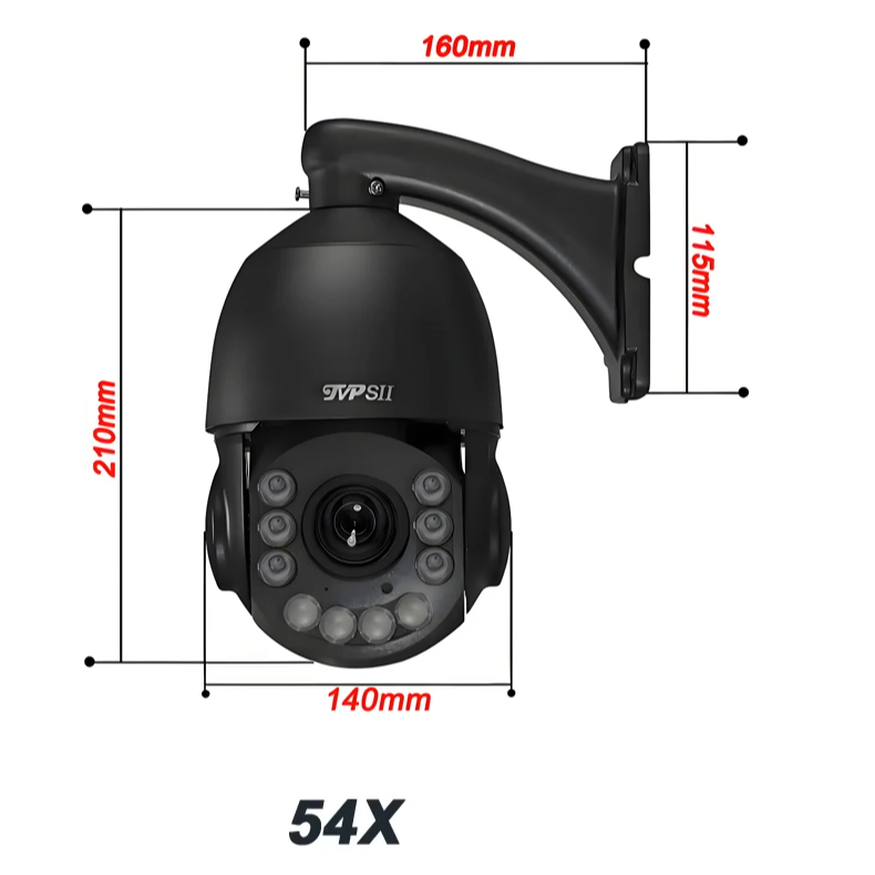 Wireless 8MP 4K Dome Camera 128GB with 360 Degree View