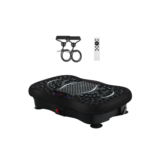 Black Fitness Vibration Platform for Home Workouts