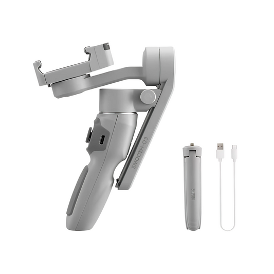 3 Axis Smartphone Gimbal Stabilizer with Built In Fill Light
