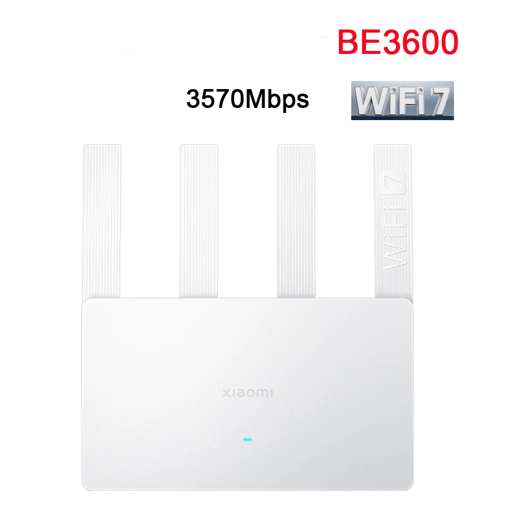Xiaomi BE3600 Smart WiFi 7 Router with IPTV Support and Mesh Networking