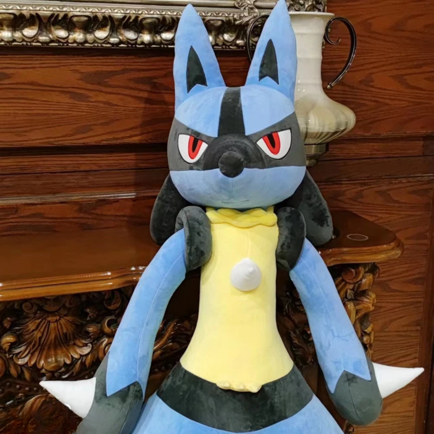 180cm Giant Lucario Pokémon Plush Soft Stuffed Doll